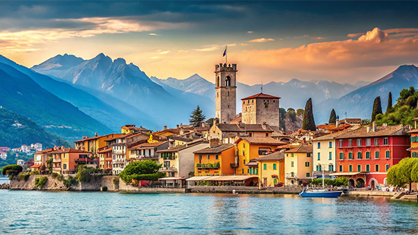 Sydtyrolen med Dolomiterna och Gardasj�n